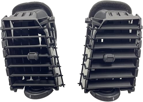 Air Condition Vent Outlet Compatible For Toyota HILUX VIGO 2005-2013 Central Dashboard Air Vent Outlet 225 3 55680-0K110 55670-0K080Black middle pair