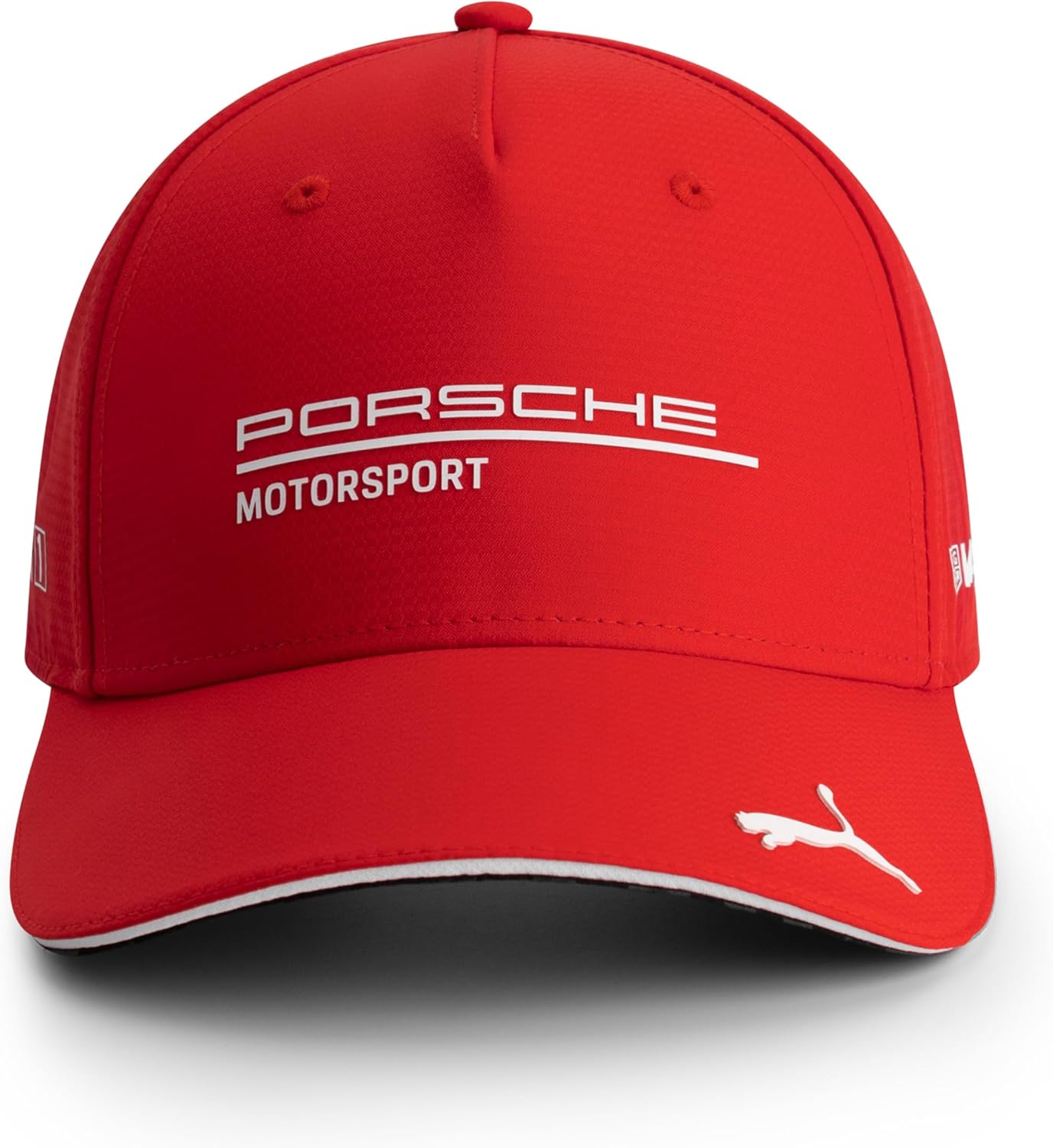 PUMA Porsche Motorsport Curved Brim Team Hat with Porsche Motorsport and Sponsor Logos Throughout