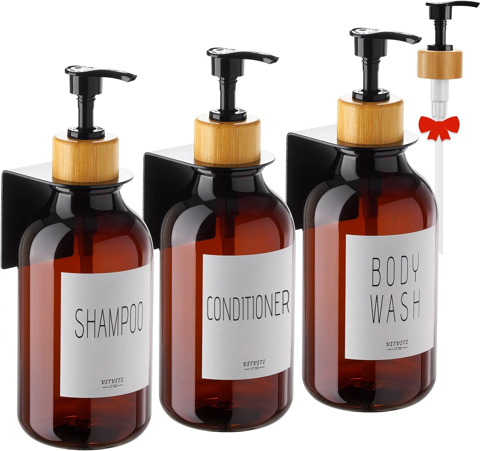 VITVITI Shampoo and Conditioner Dispenser