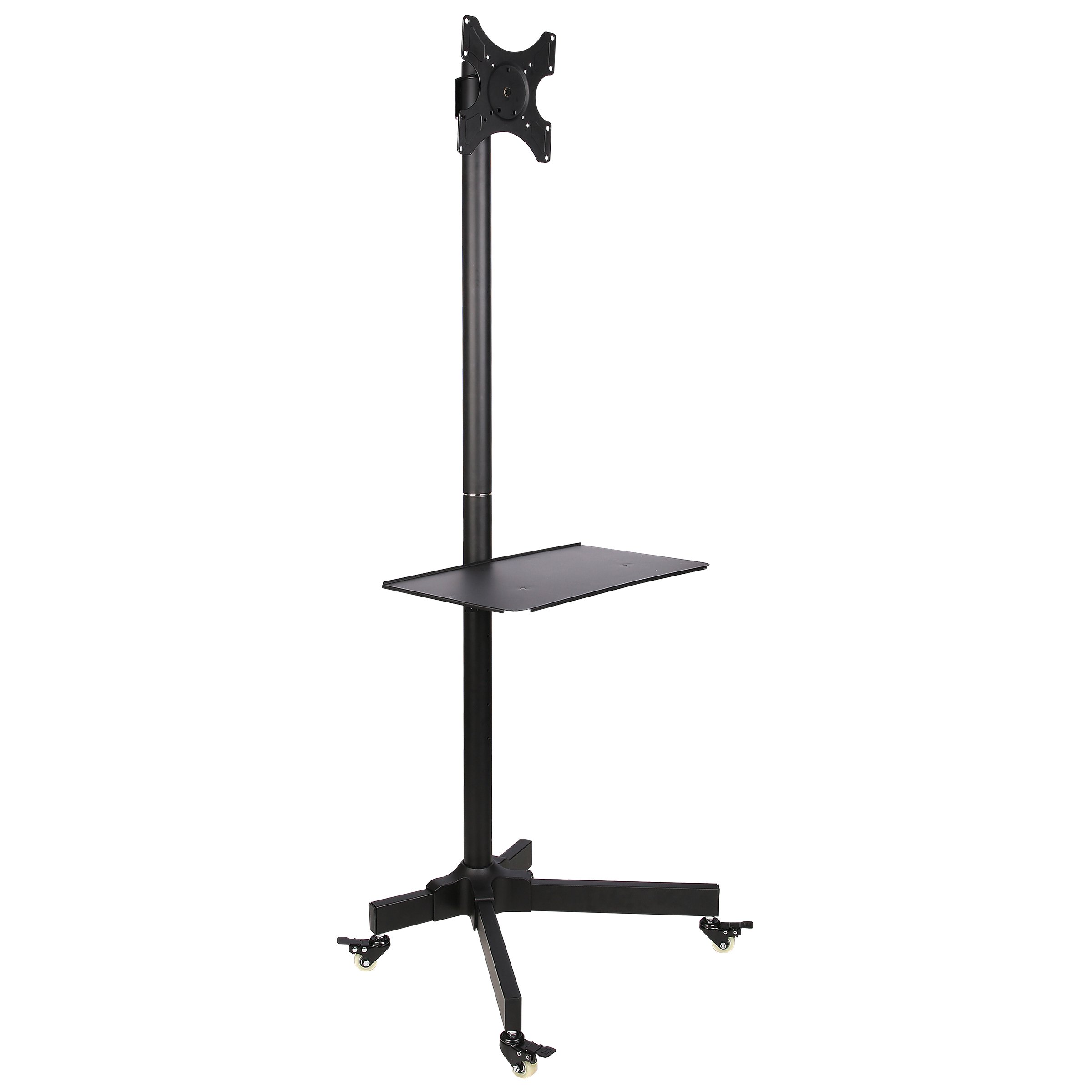 Regolabile supporto da pavimento per televisori LCD LED da 19-37 pollici (diagonale 48cm - 94cm), fino a 20 kg con VESA, max 200x200mm