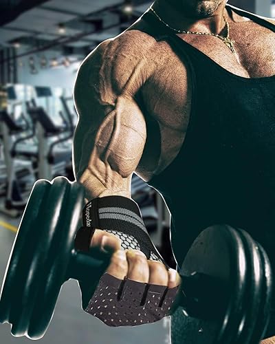 Miniatura 4 de Workout Gloves Weight Lifting Gloves Palm Support Protection for Men Women, Exercise Gloves Sports for Training, Fitness, Gym,