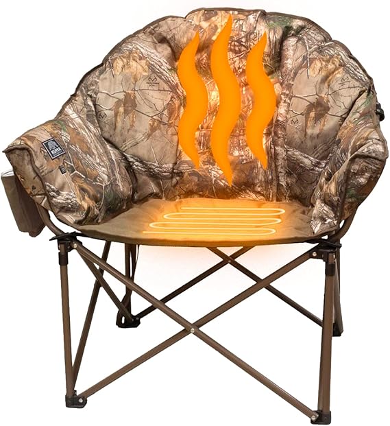 Kuma Outdoor Gear Lazy Bear Heated Chair with Carry Bag, Ultimate Portable Luxury