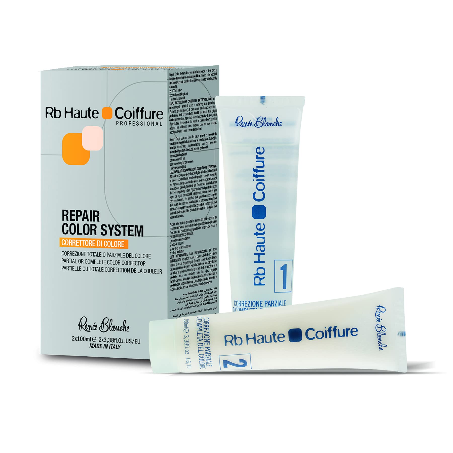 Repair Color System, Hair color Remover - Hair Color repair Shampoo - 2x100 ml