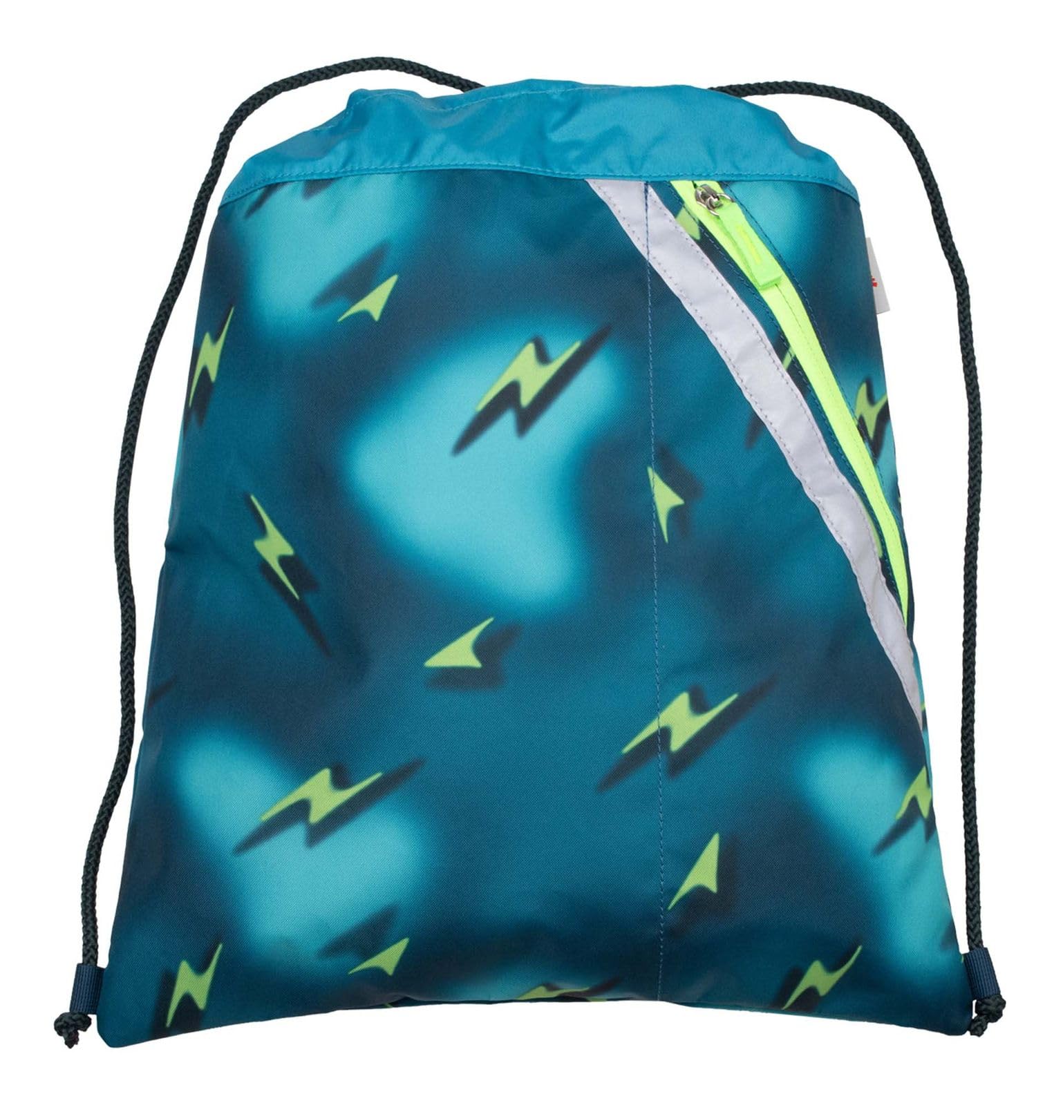 DerDieDas Tornister szkolny zestaw 5-częściowy ErgoFlex Superlight Magic Light, niebieski, ErgoFlex Superlight Set