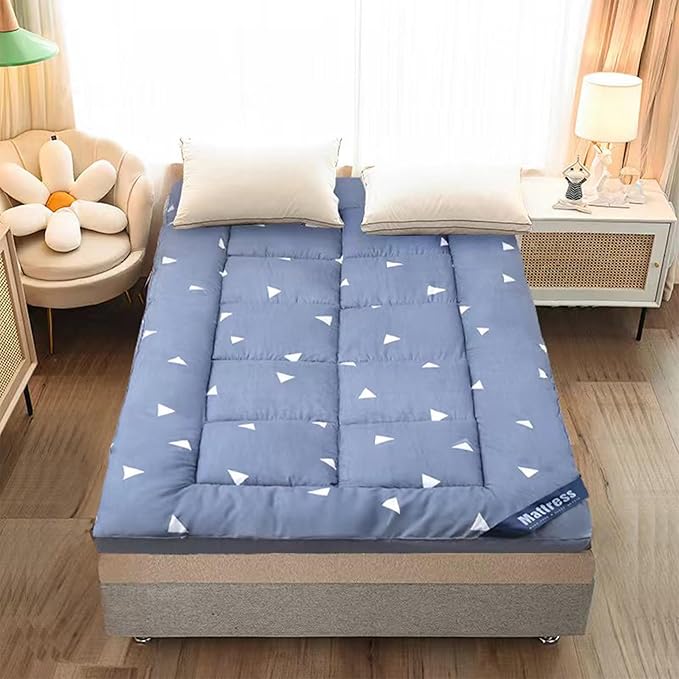 Kuber IndustriesMattress Topper/Padding|Mattress For Comfortable Sleep 3 x 6.5 Feet|Blue