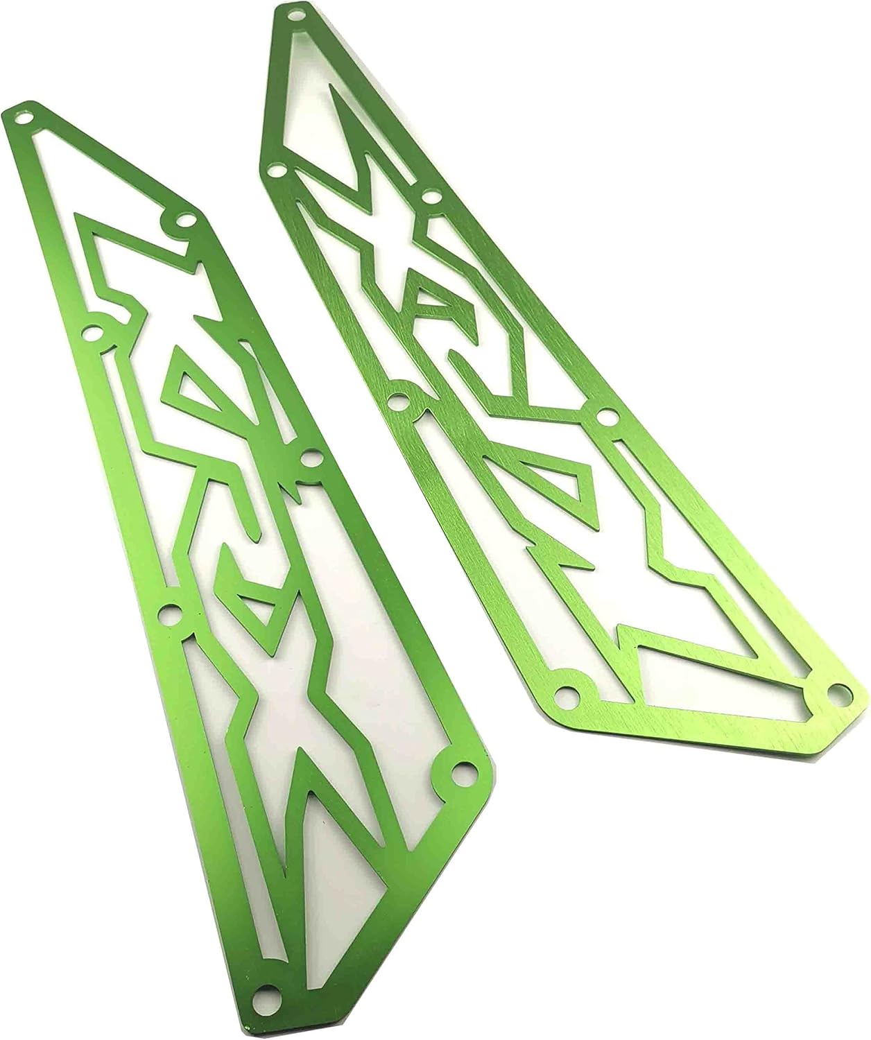 Photo 1 of  Kawasaki KRX 1000 Frog Skin Air intake Covers Made in Aluminum Anodized Green NEW 