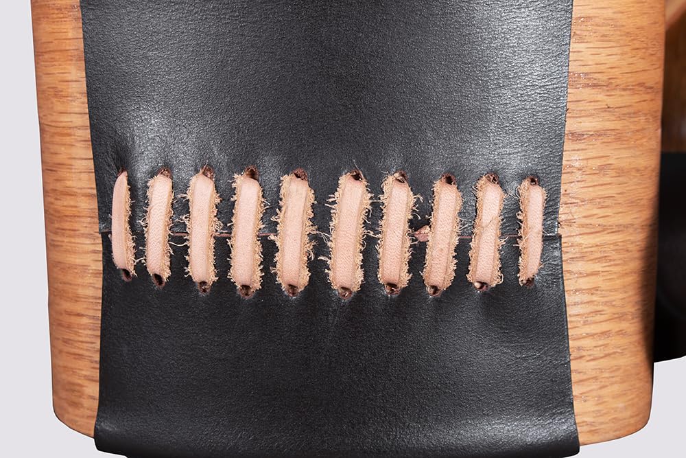 Aime Imports 2インチ 木製スターラップオークウッド 2インチ HILASON オークウッド 馬 サドル スターラップ ペア レザーボトム ウエスタンスターラップ アルミニウムスターラップ 木製スターラップ  耐久性スターラップ 角度付きスターラップ パッド付きスターラップ