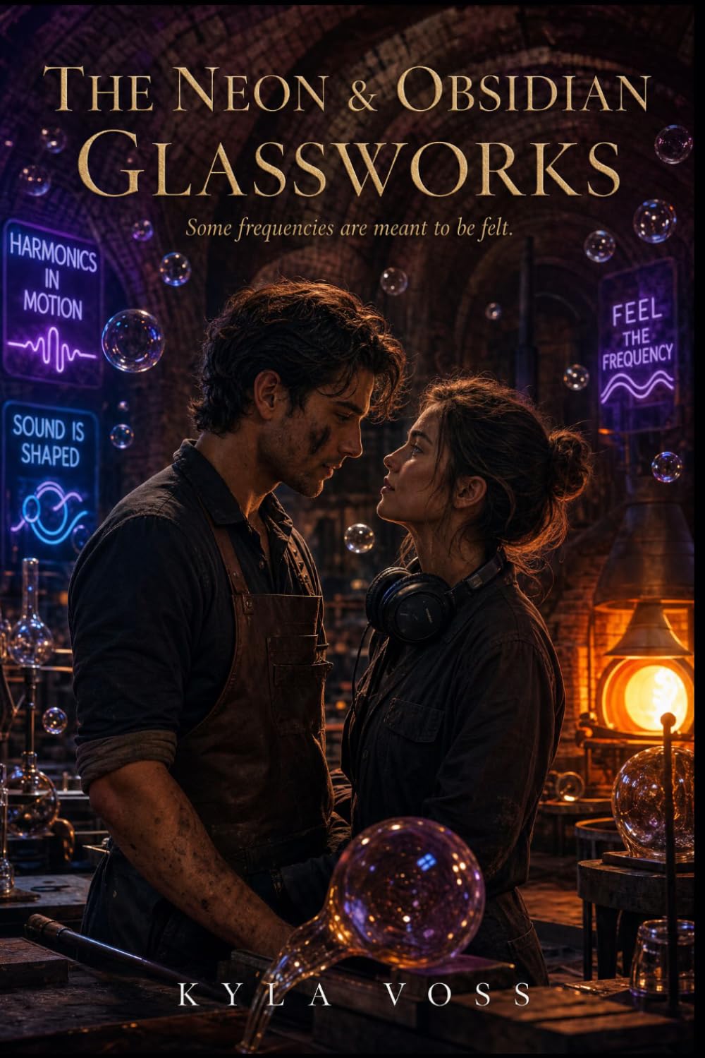 The Neon & Obsidian Glassworks - The Hidden Havens Series Book 7: A Cozy Urban Fantasy Romance