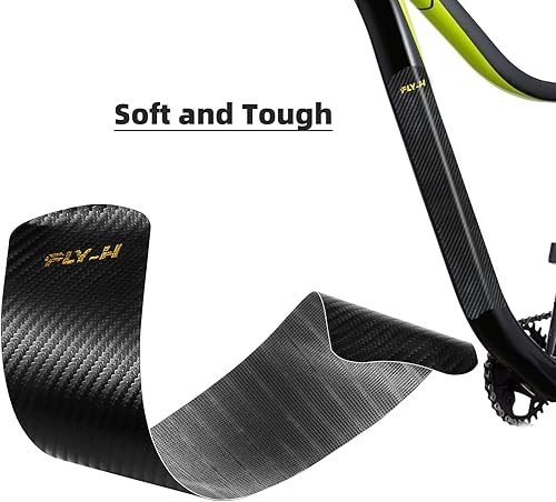 Miniatura 4 de FLY_H Cinta adhesiva de protección de marco de bicicleta, cinta protectora de cadena de bicicleta, protector de cadena de bicicleta, calcomanías de