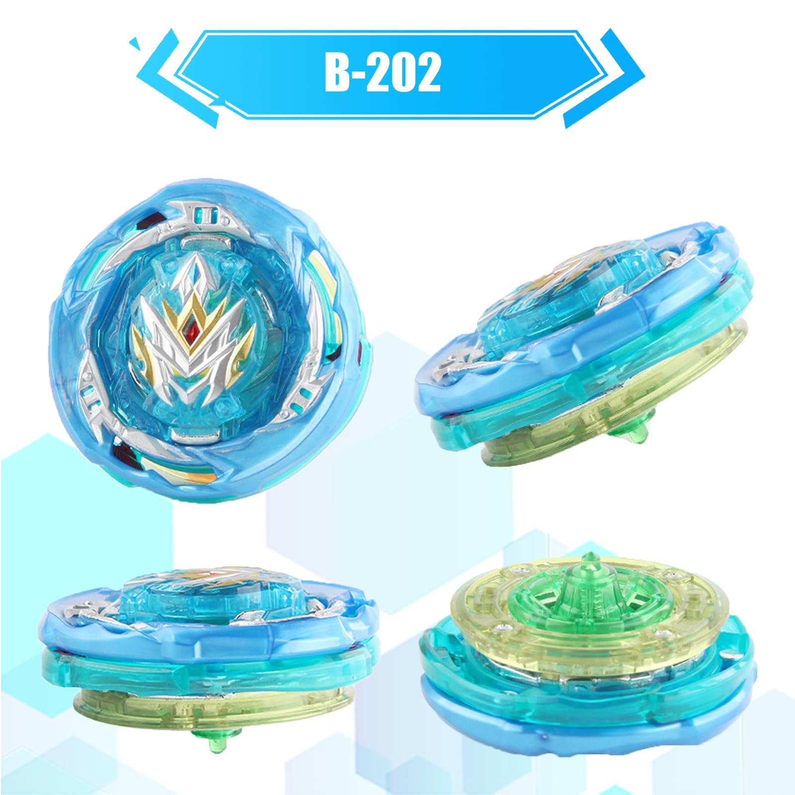 Gyroscope Turbos Kit toupie de Combat 4D Arena Metal Fusion avec Lanceur de Bataille, Coffret Cadeau (202+191-02)