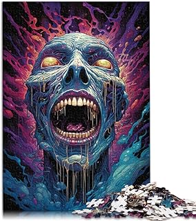 Comprar Puzzle de 1000 piezas para adultos, juego divertido de fantasía de diablo, 26 x 38 cm, para toda la familia de 14 años.