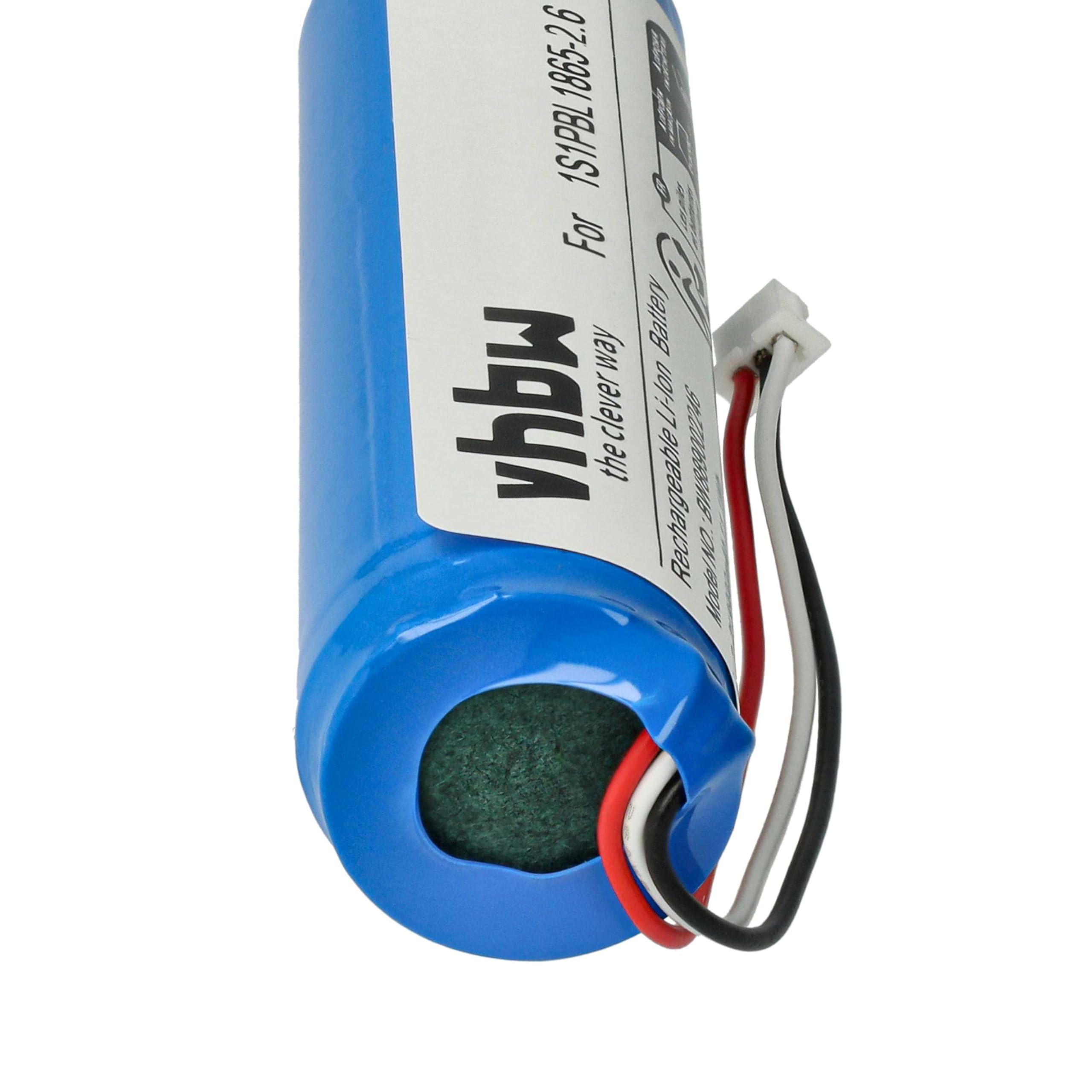 vhbw batteria sostituisce Philips 1S1PBL1865-2.6 per babyphone (3000mAh, 3,7V, Li-Ion)