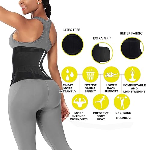 Miniatura 4 de ChongErfei - Faja reductora para mujeres y hombres, cinturón para adelgazar y perder peso, faja moldeadora adelgazante