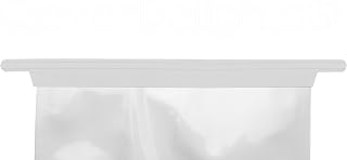 100 Pack - CleverDelights White 8.5" Peel and Stick Ties - 7" Adhesive Length - Tin Ties Bag Sealing