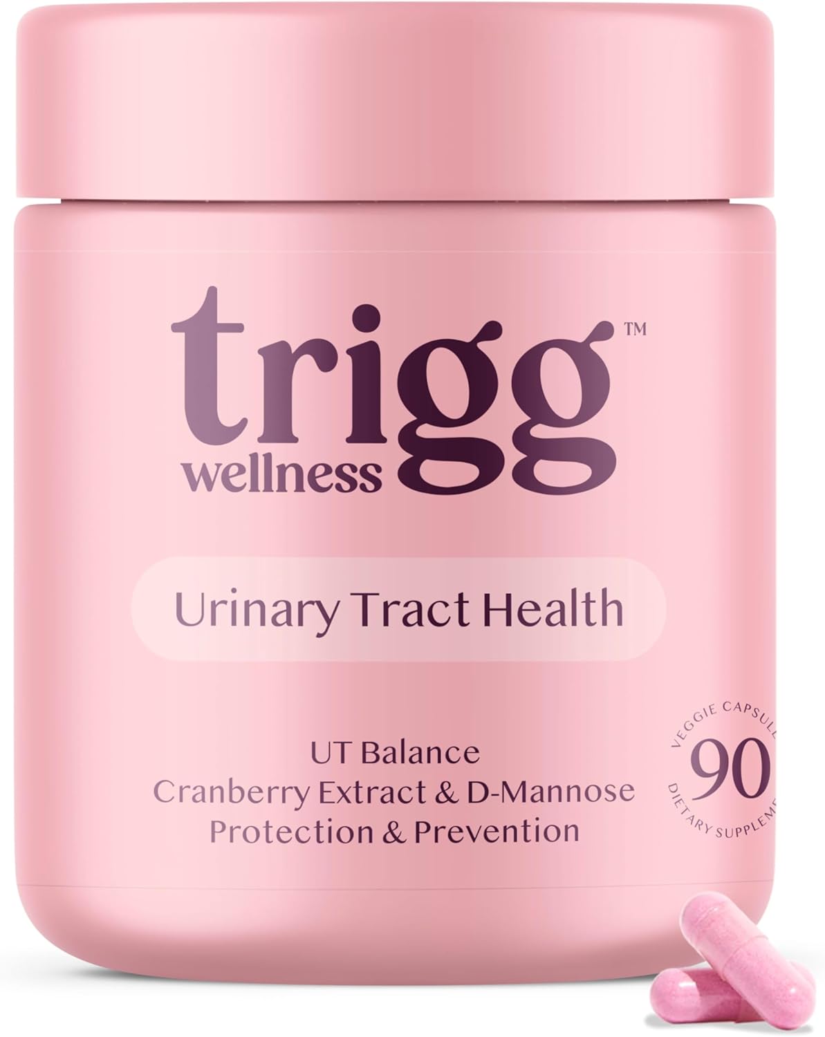 Urinary Tract Health Supplement for Women- Cranberry Extract, D-Mannose Treatment- UTI Prevention, Promote Natural UT Balance, Flush Impurities- Fast Acting, Feminine Female Health-Large 90 Ct