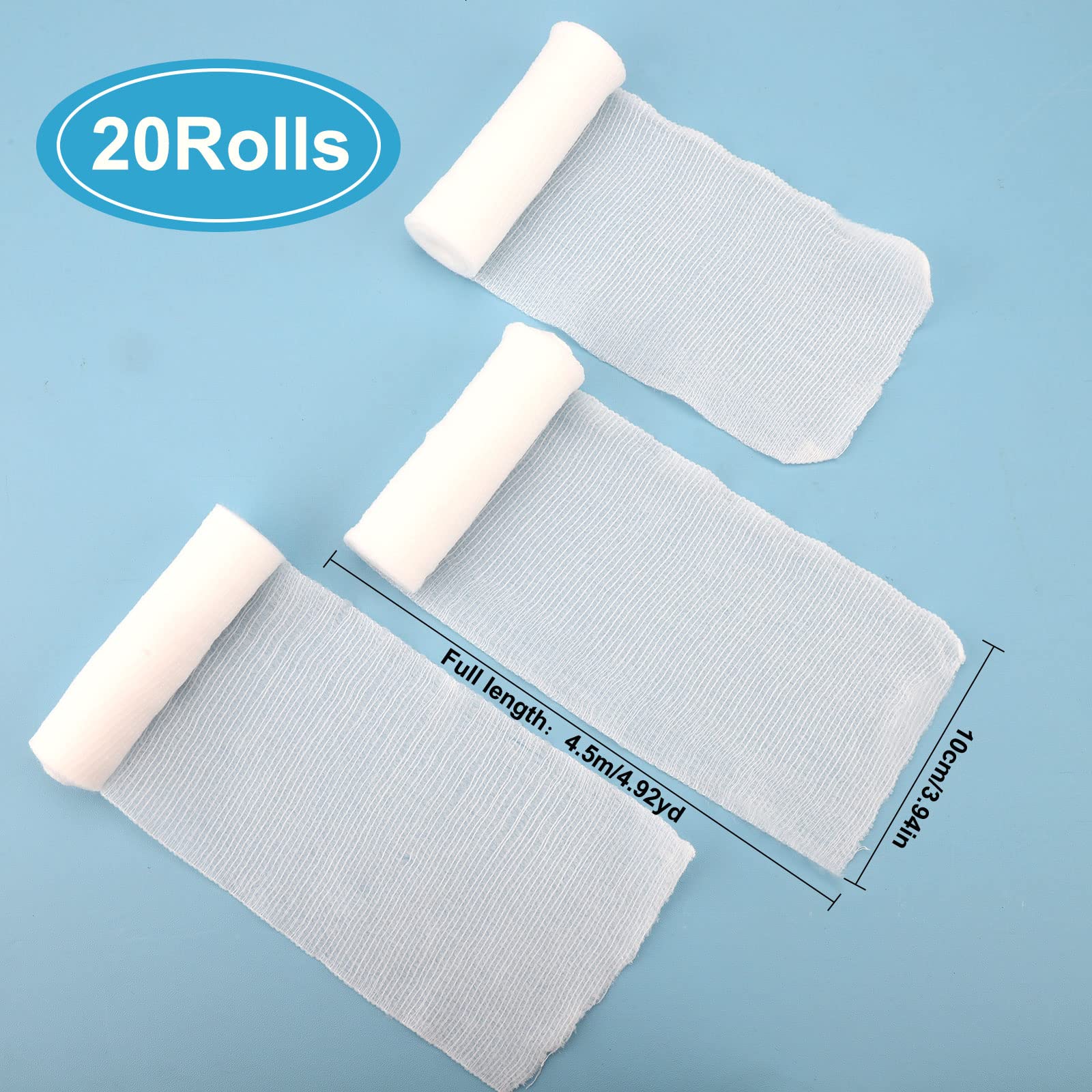 Bende Elastiche 6 Rotoli di Benda Elastica Compressiva Autoadesiva Lavabile Riutilizzabile per Supporto a caviglia Braccio Gamba o per lesioni del petto