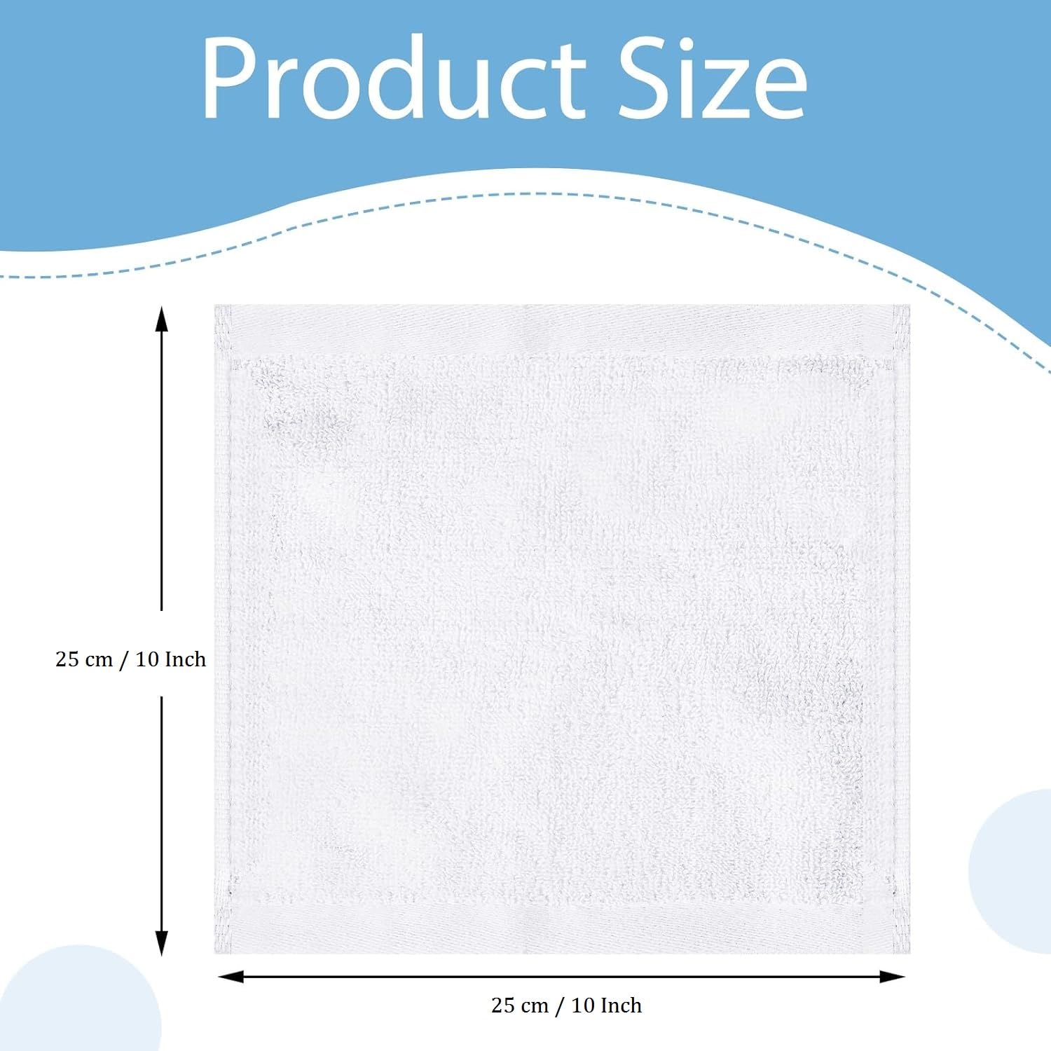 Lanjue 8 Pack Flannel Face Cloth for Women Kids 10 x 10 Inch Face Cloth Face Towels Reusable Facial Cleansing Cloths Baby Wash Cloth for Spa Sport Beauty Routine - Image 2