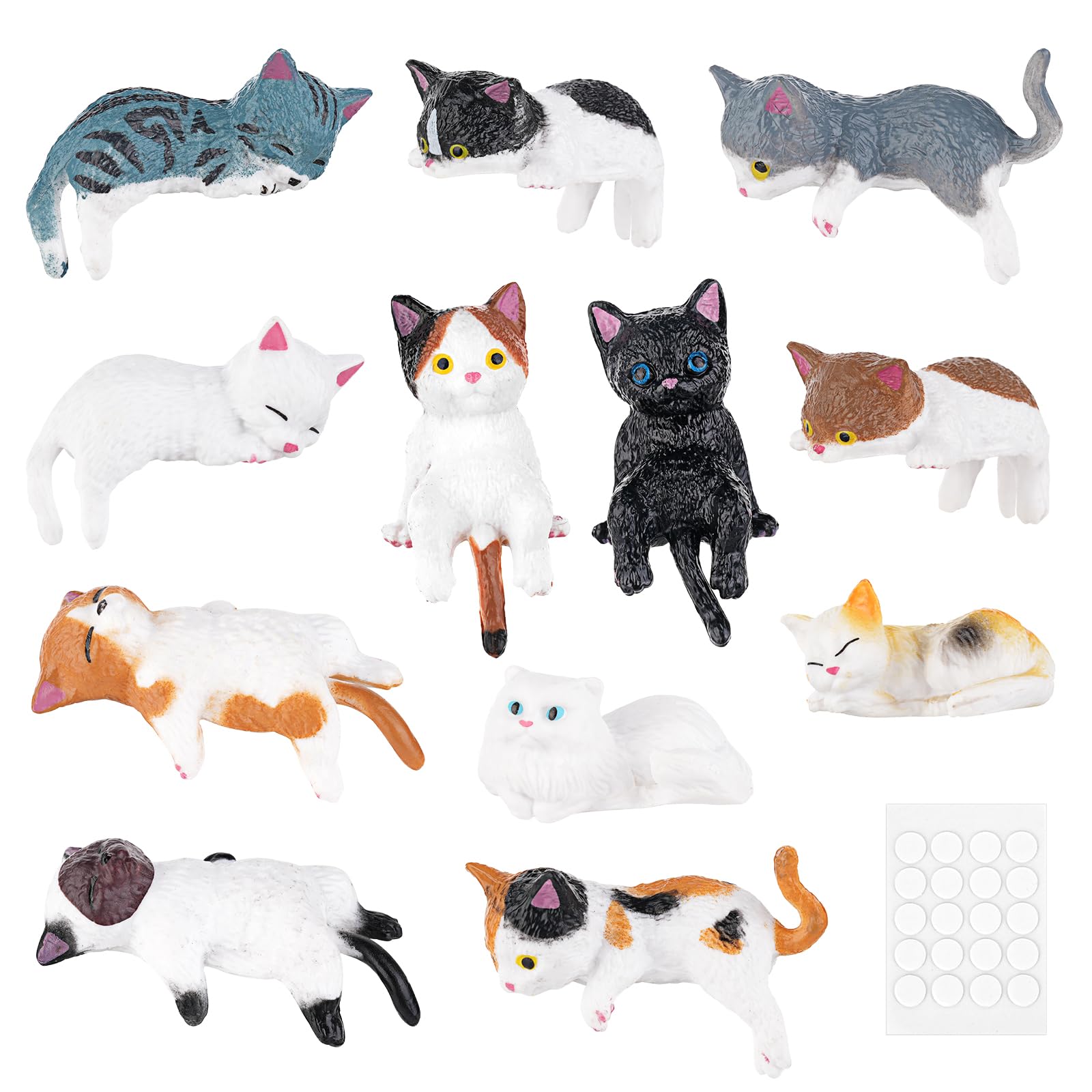 Figurines de chat en résine pour égayer un bureau terne et personnaliser votre voiture