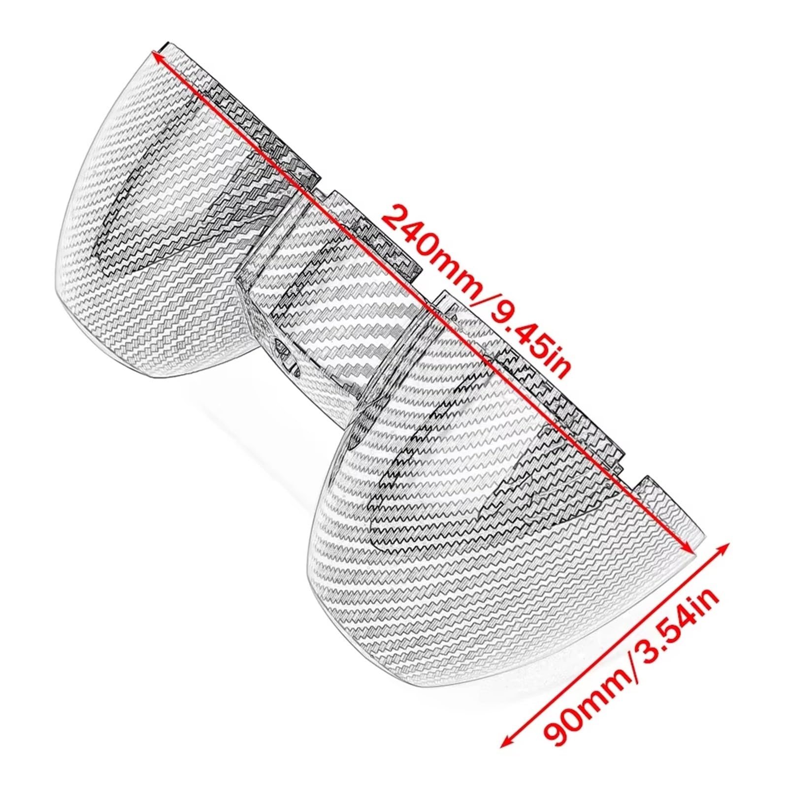 Marco Instrumento Compatible Con Para Z650RS 2023-2024 Tacómetro Motocicleta Cubierta Decorativa Instrumento Debajo La