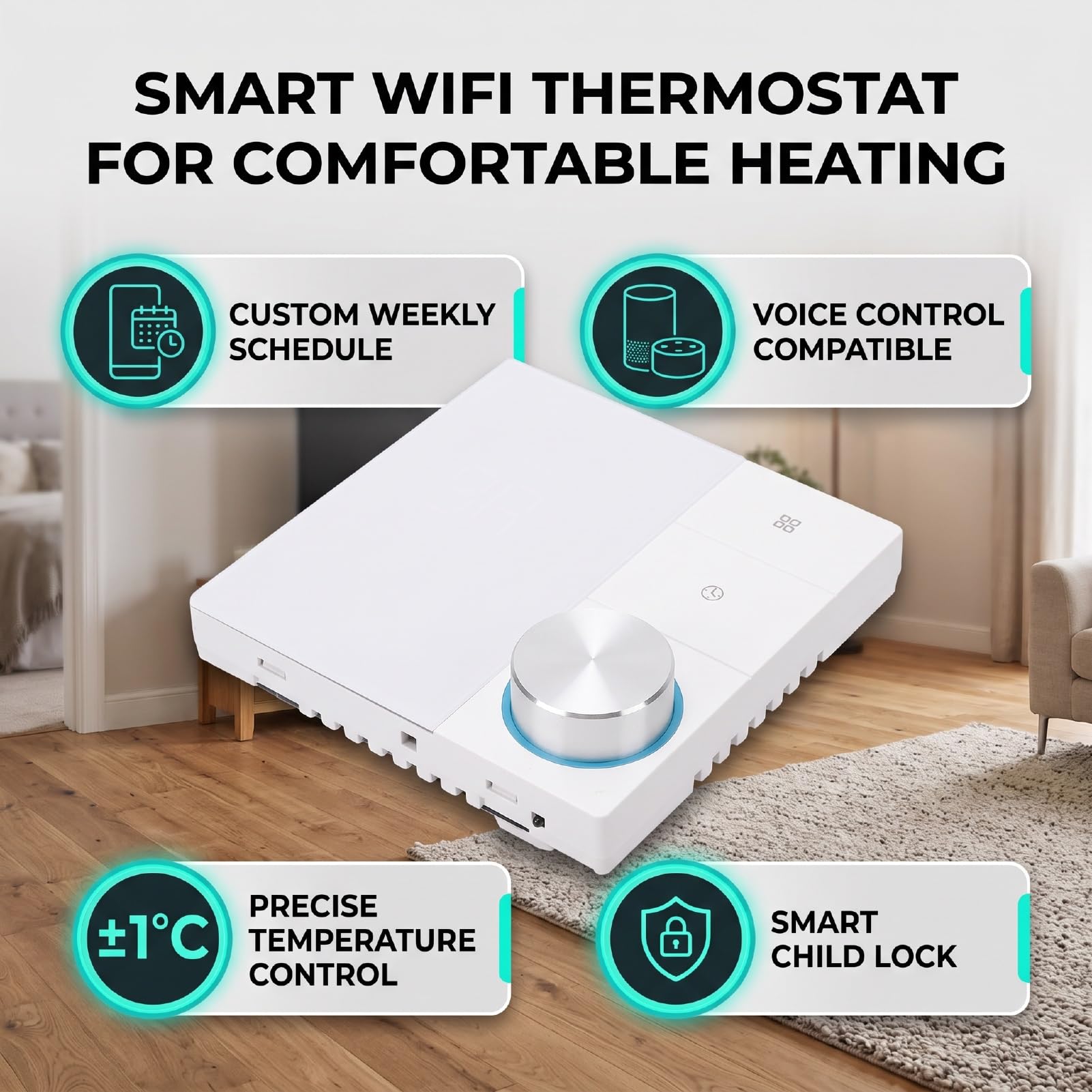Inteligentny Termostat WLAN, Regulator Temperatury