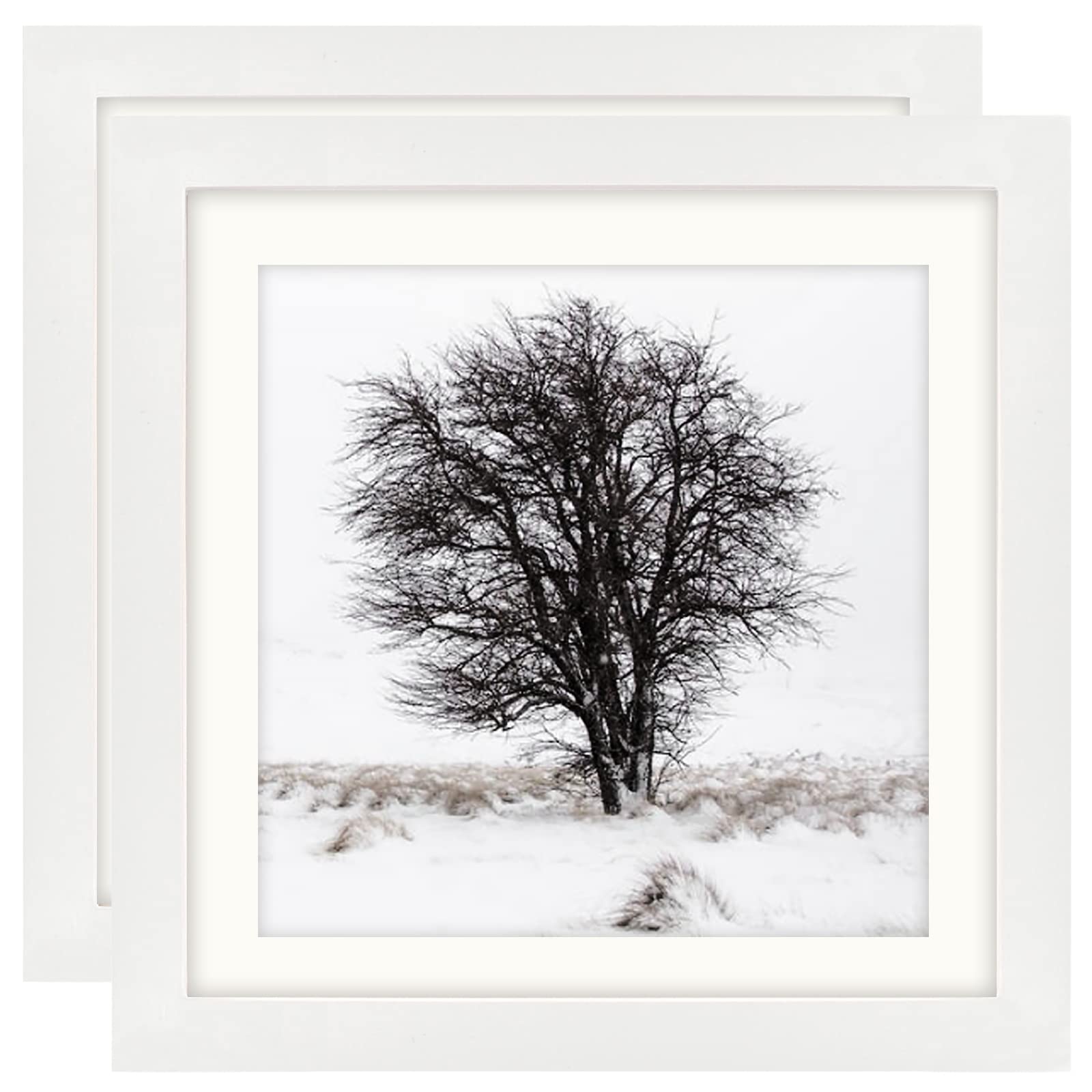 Cornice Panoramica In Legno Massello LTYHHK – 20x61 Cm (senza Tappetino) / 15x55 Cm (con Tappetino) – Vetro Organico Infrangibile