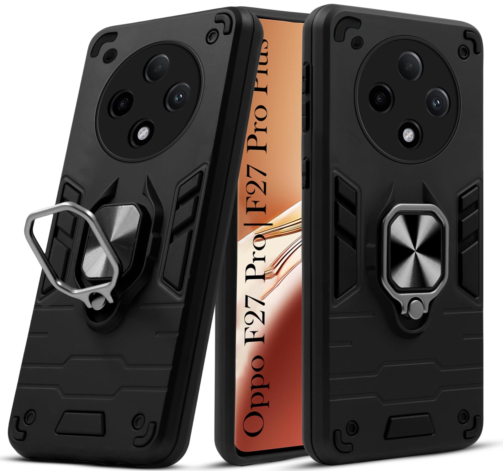 Jkobi Back Cover Case for Oppo F27 Pro | Oppo F27 Pro Plus (Shockproof Polycarbonate Dual Layer Hybrid Armor) (B0DFHCMS7N) Amazon Price History, Amazon Price Tracker