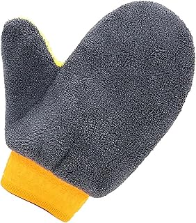 Uwariloy lavagem carro sem arranhões - microfibra para lavagem carro com polegar, limpeza detalhes automotivos interior e exterior microfibra dupla face para carros limpos, equipamentos lavagem carro