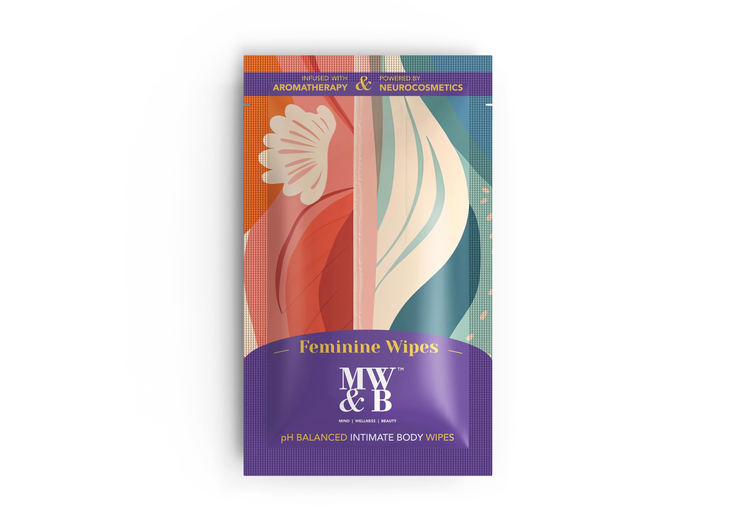 MW&B EVRYDAE Essentials Feminine Wipes for Women 10 Pcs, Ph 3.5 Balance, Travel Pack, Daily Intimate Wipes, Hygiene, Vaginal Wipes, Bamboo Wipes