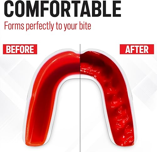 Miniatura 5 de Newhour Protector bucal para boxeo, fútbol, artes marciales mixtas, muay thai, lacrosse y hockey, para hombres y mujeres, protector bucal para