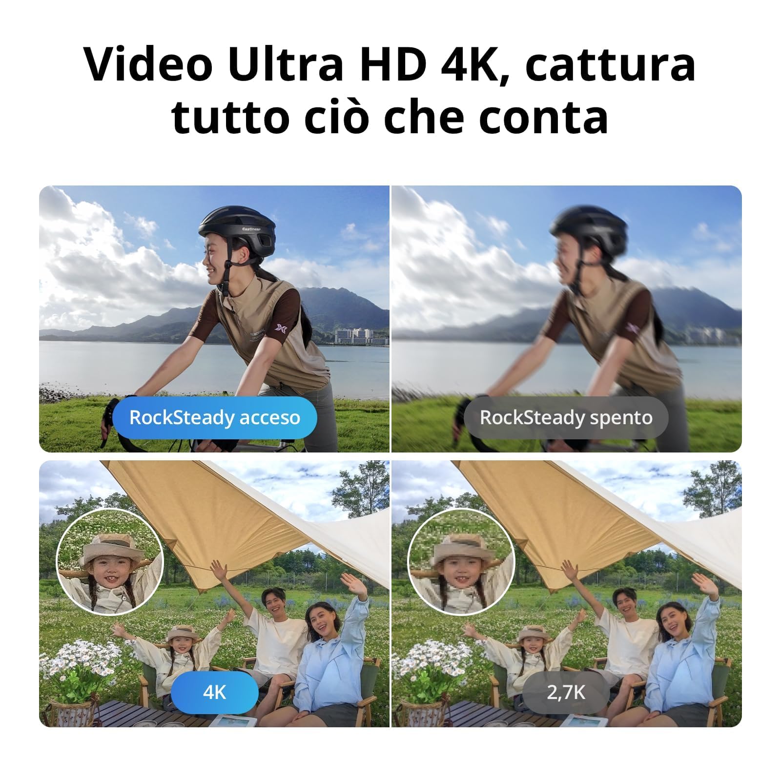 DJI Neo, mini drone con fotocamera UHD 4K per adulti, 135g drone che vola da solo e ti segue, decollo dalla mano, tracciamento del soggetto, QuickShot, video stabilizzati, (senza radiocomando)