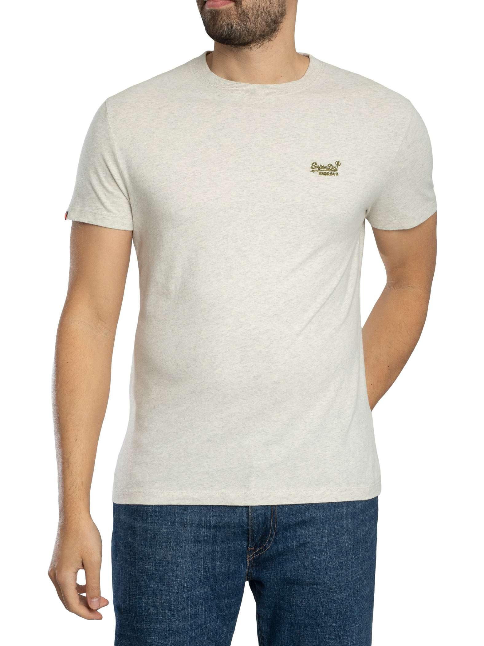 Superdry Men's Gris T-Shirt Essential