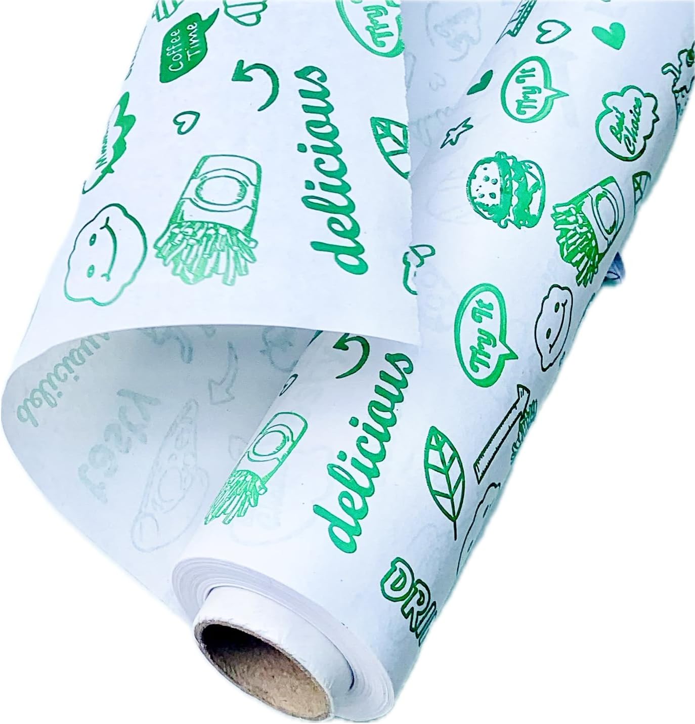 Food Wrapping Tape, Non-Stick, for Sandwiches, Hot Dogs, Burgers and More (70 M)