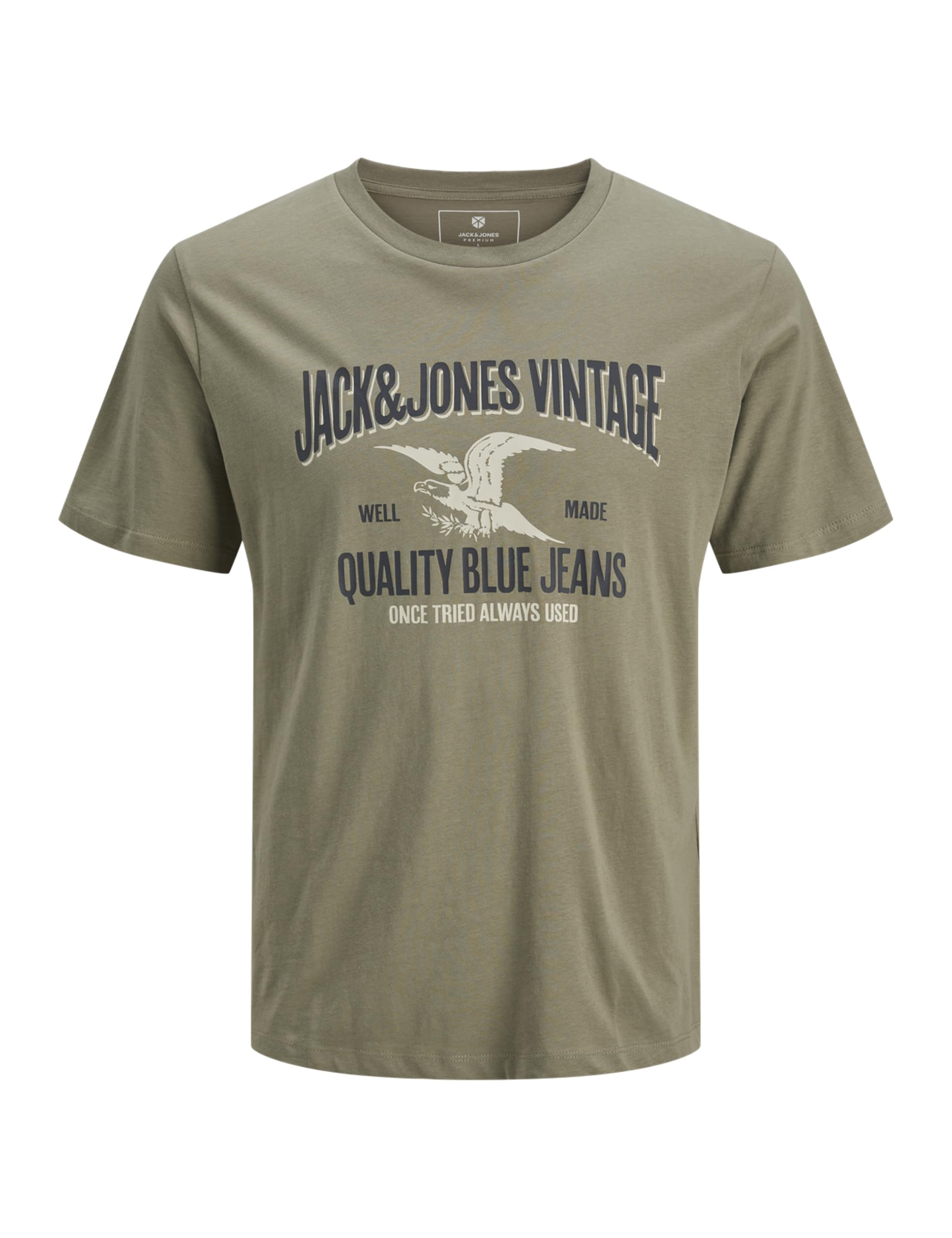 Jack & Jones Men's Overland Trek Short-Sleeved T-Shirt Crew Neck, M