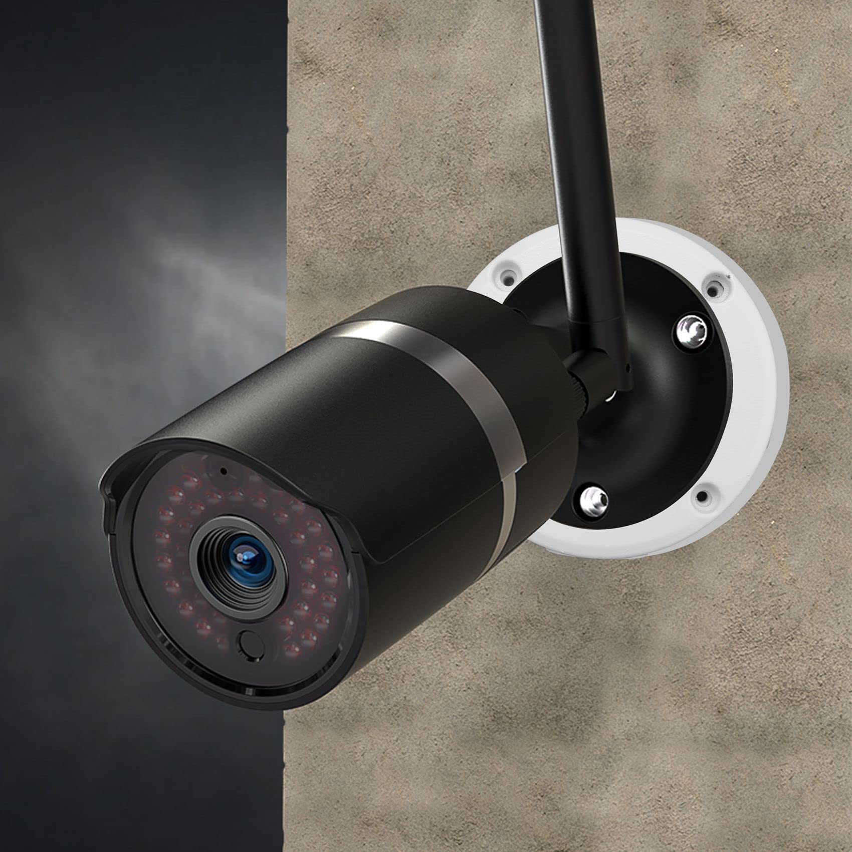 Supporto universale per telecamera di sorveglianza, esterno uso impermeabile parete soffitto cavo presa scatole