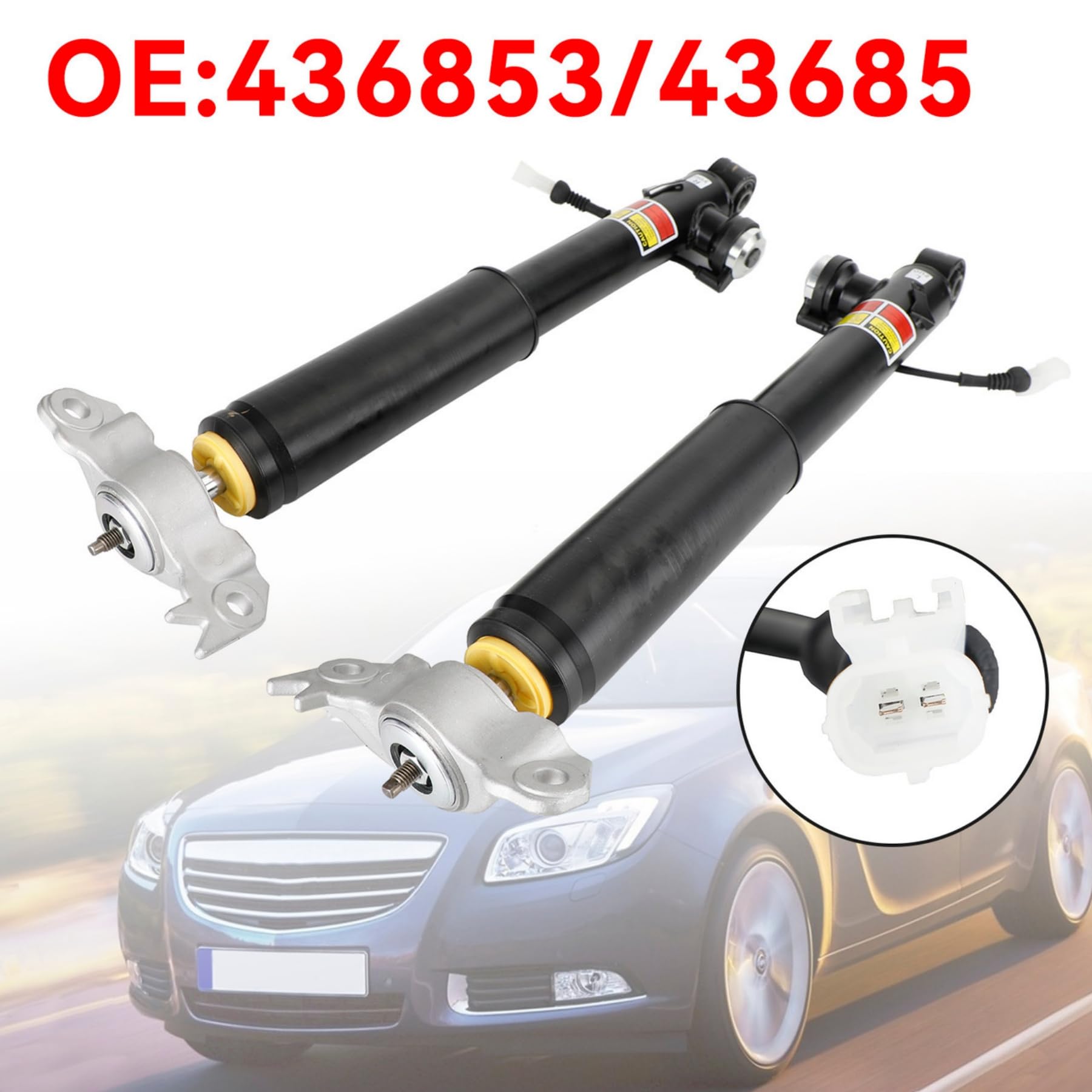 436853 436854 Par de amortiguadores traseros de repuesto para Vauxhall/Opel Insignia A (G09) 2008-2017 22834093 22834094