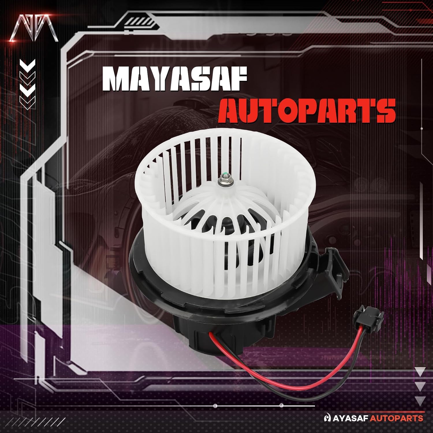 MAYASAF 700248 HVAC Blower Motor Assembly fit for Benz[ONLY] C180/C200/C230/C250/C280/C300/C350/C63 AMG, for 2010 E300/E350/E63 AMG/GLK300/GLK350