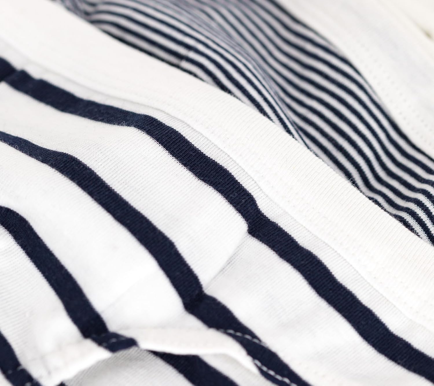 Petit Bateau Boys' Pinstriped Cotton Briefs - 3-Pack STYLE A01DR SIZES 2-12 YEARS