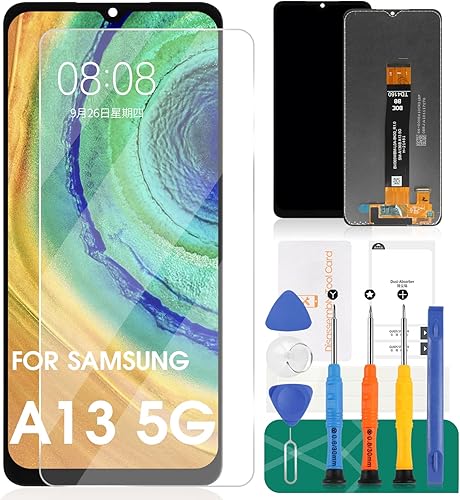 Reemplazo de pantalla LCD para Samsung Galaxy A13 5G para Samsung A13 5G Pantalla de reemplazo de pantalla A136 Asamblea digitalizador táctil