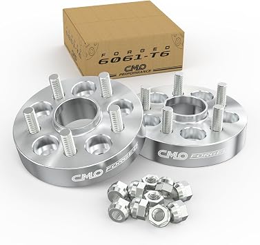 Customadeonly Forged 5x127 Wheel Spacers 1.25" Hubcentric 2pcs, 78.1mm Bore, M14x1.5 Studs Compatible with GMC Yukon C1500 K1500, Chevy C1500, Express 1500, Suburban 1500, Tahoe 2WD Only