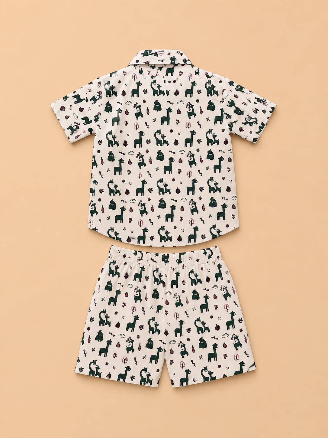 A.T.U.N. (ALL THINGS UBER NICE) Maglietta e pantaloncini stampati per ragazzi, 100% cotone, morbido, confortevole, traspirante, abbigliamento estivo per giocare tutti i giorni, set di abbigliamento da
