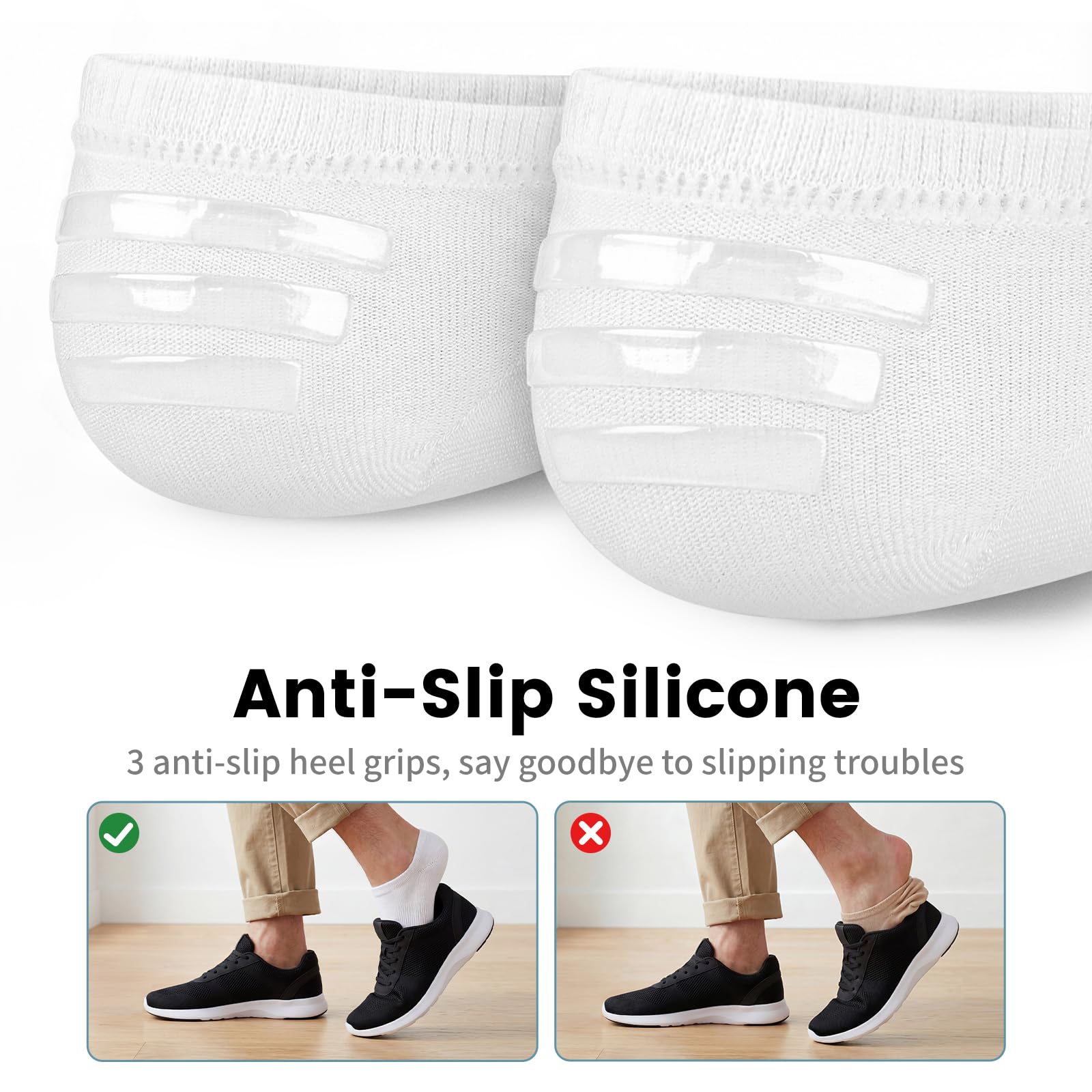 Calcetines cortos de algodón para hombre, de corte bajo, para hombre