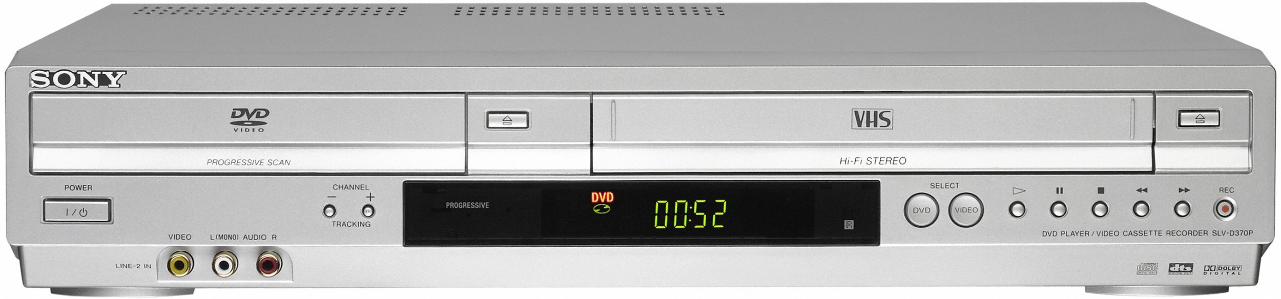 Sony SLVD370P DVD VCR Progressive Scan Combo Player Renewed