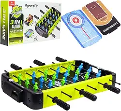 Mesa de Esportes Portátil Pebolim 3 em 1 Grande Infantil - Castela