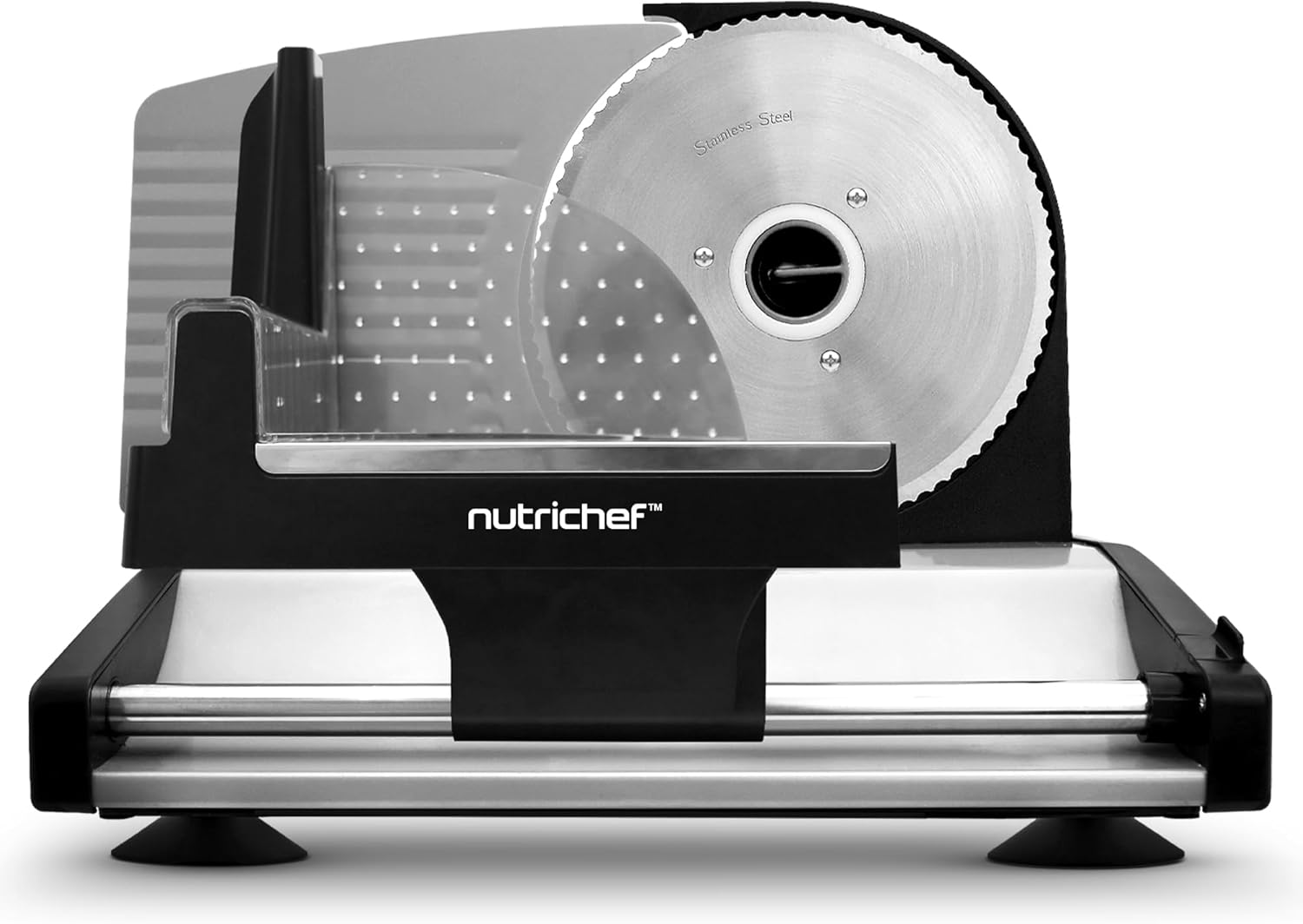 Nutrichef Electric Meat Slicer | 200W Automatic Meat