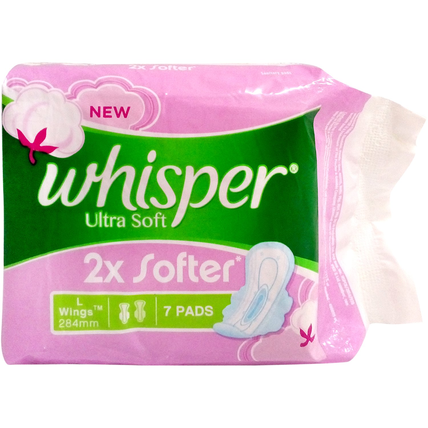 Whisper Sanitary Pads - Ultra Soft Wings Large, 7 Count Pack (B071S66V56) Amazon Price History, Amazon Price Tracker