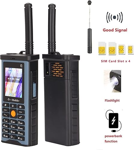 Miniatura 3 de Bewinner S?G8800 - Teléfono celular desbloqueado para personas mayores, 4 tarjetas SIM 2G, teléfono retro, teléfono móvil GSM grande para personas