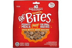 Stella & Chewy's Lil' Bites Itty Bitty Beef Recipe Small Breed Freeze-Dried Raw Dog Food
