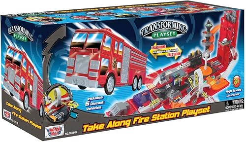 Miniatura 3 de Motormax Take Along Fire Station Playset