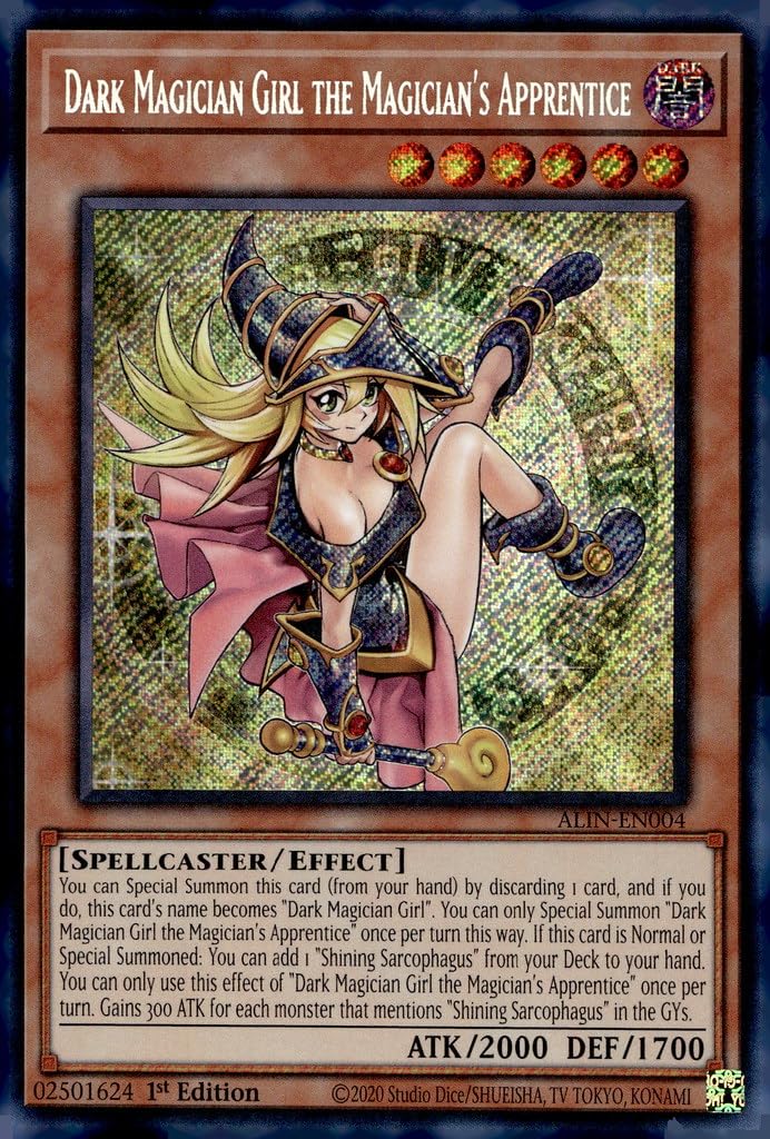 Dark Magician Girl The Magician's Apprentice - ALIN-EN004 - Secret Rare - 1st Edition