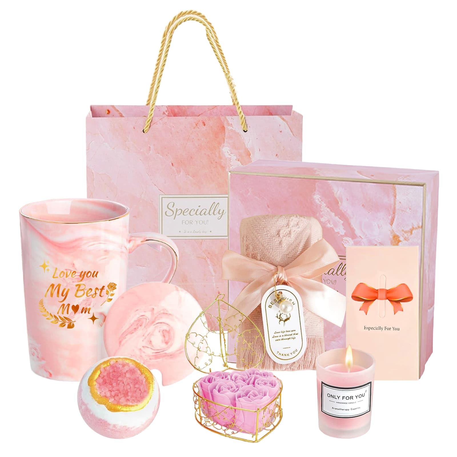 DYUEE Gifts for Mum Mothers Day, Birthday, Christmas Gifts, Womens Cup Sets for Mom, Wife, Best Friend, Female, Daughter, Sister